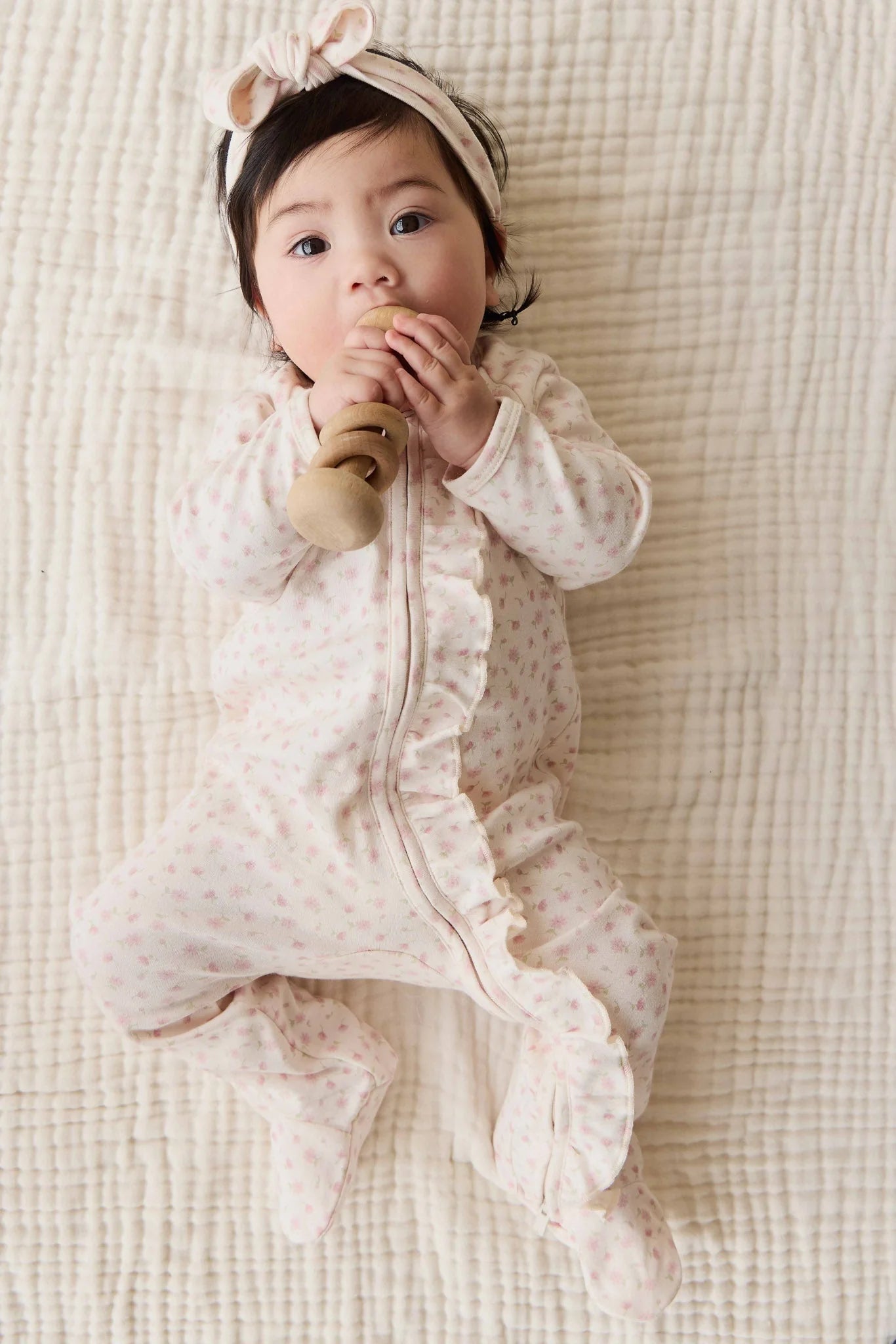 Jamie Kay Organic Cotton Melanie Onepiece || Victoria Blush
