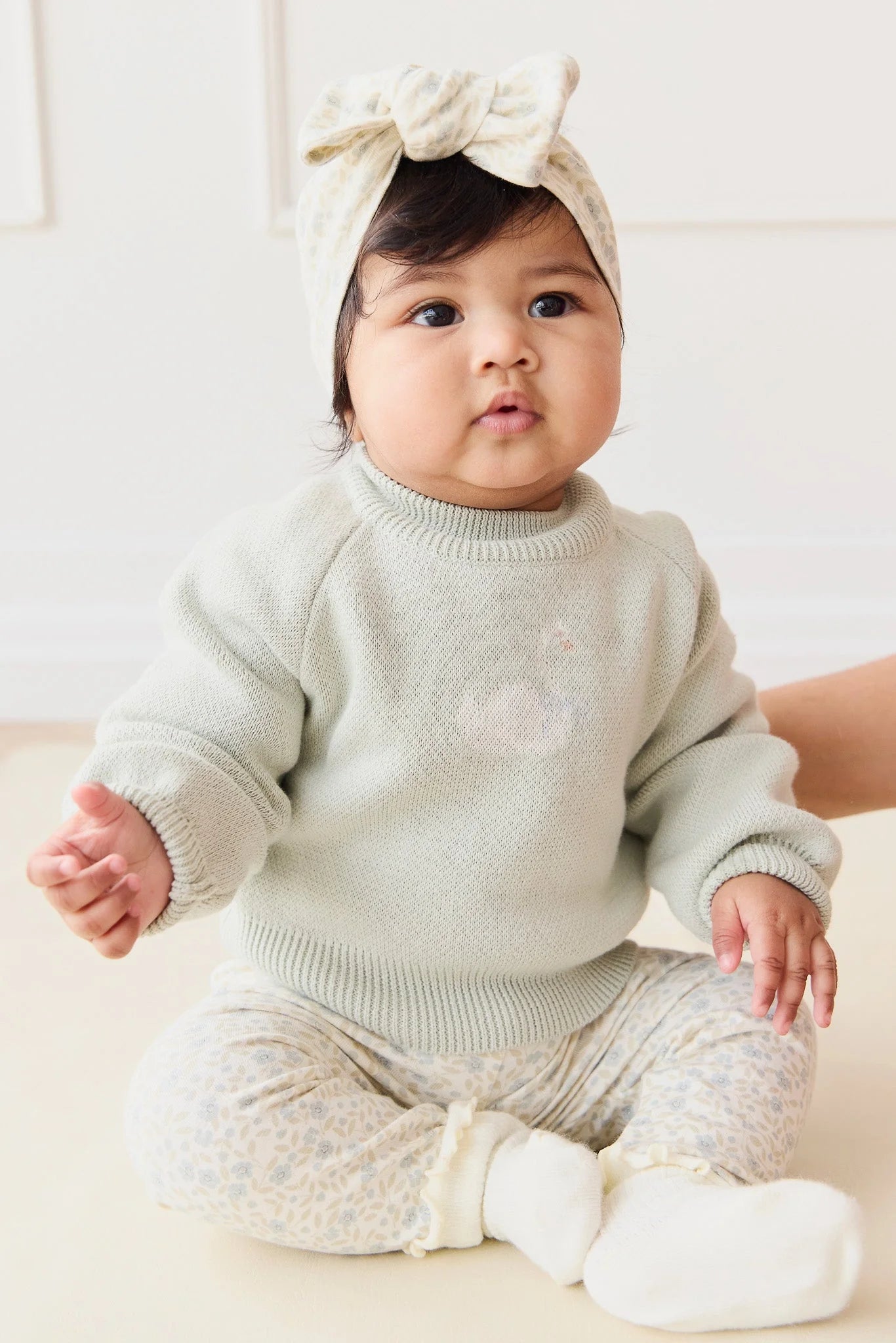 Jamie Kay Organic Cotton Legging || Elodie Whisper White