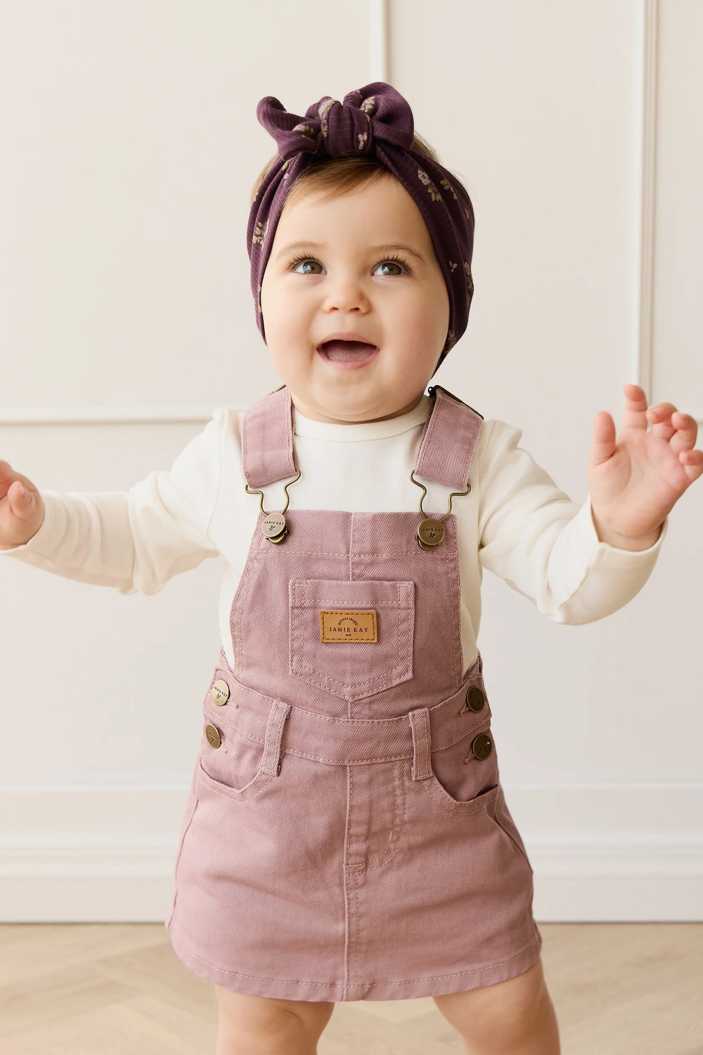 Jamie Kay Classic Overall Dress || Dreamy Pink