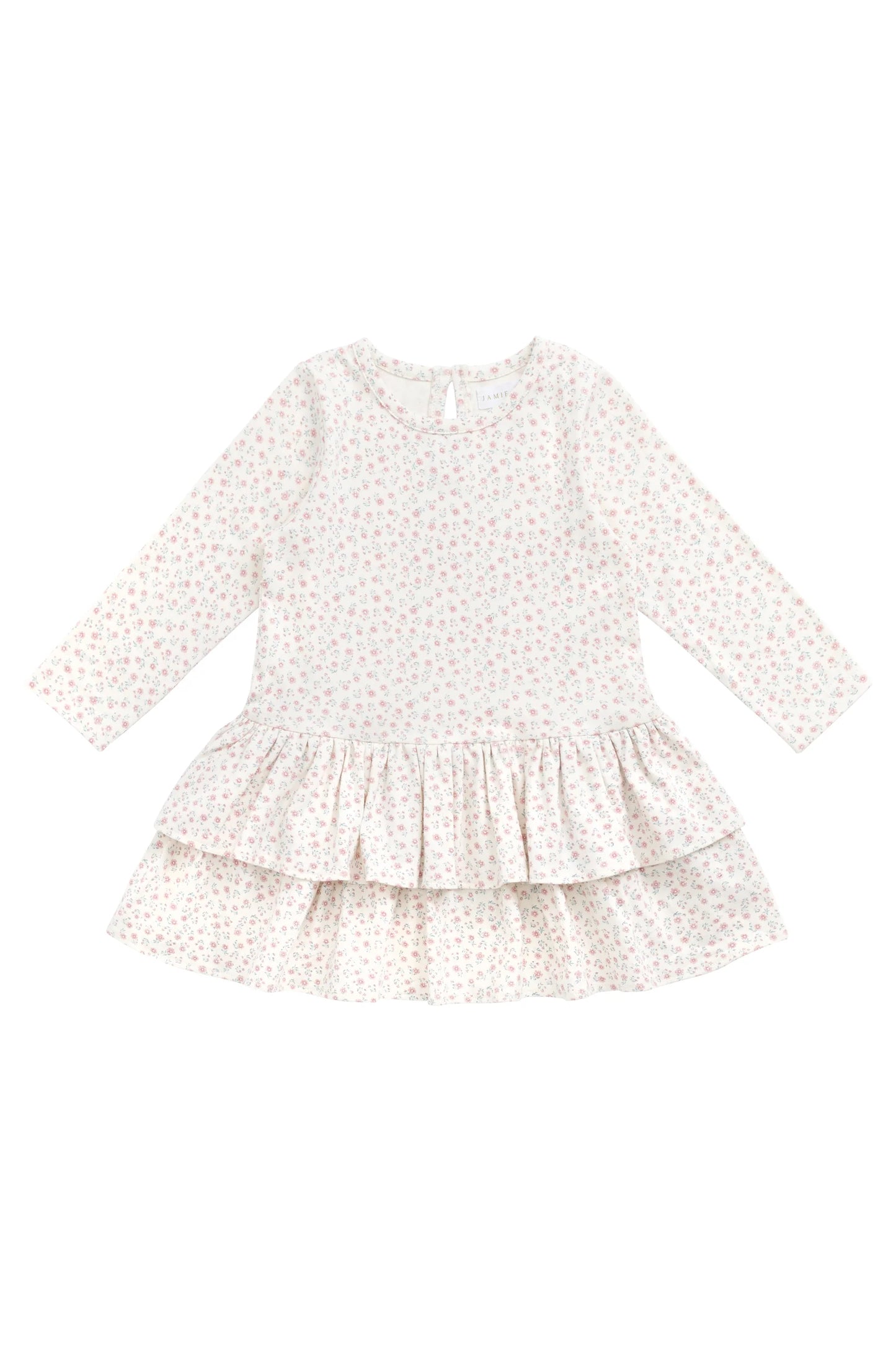 Jamie Kay Organic Cotton Fayette Dress || Posy Garden Pink