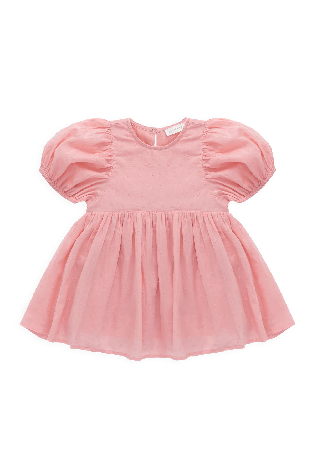 Jamie Kay Organic Cotton Frannie Dress || Swiss Pink