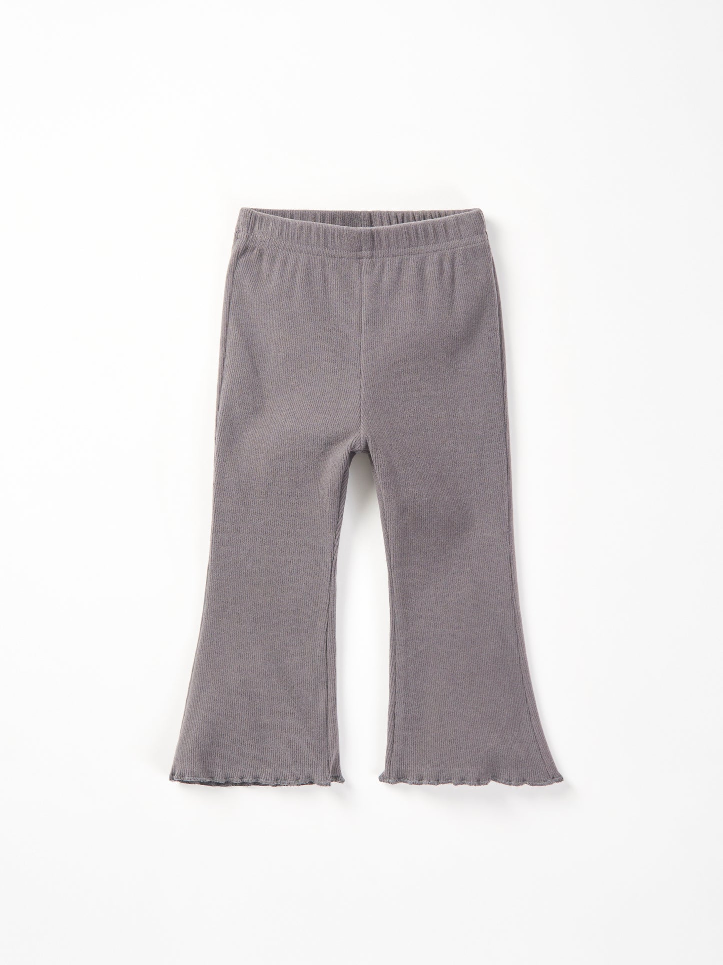 Little Bipsy Ribbed Flare Pant || Graphite