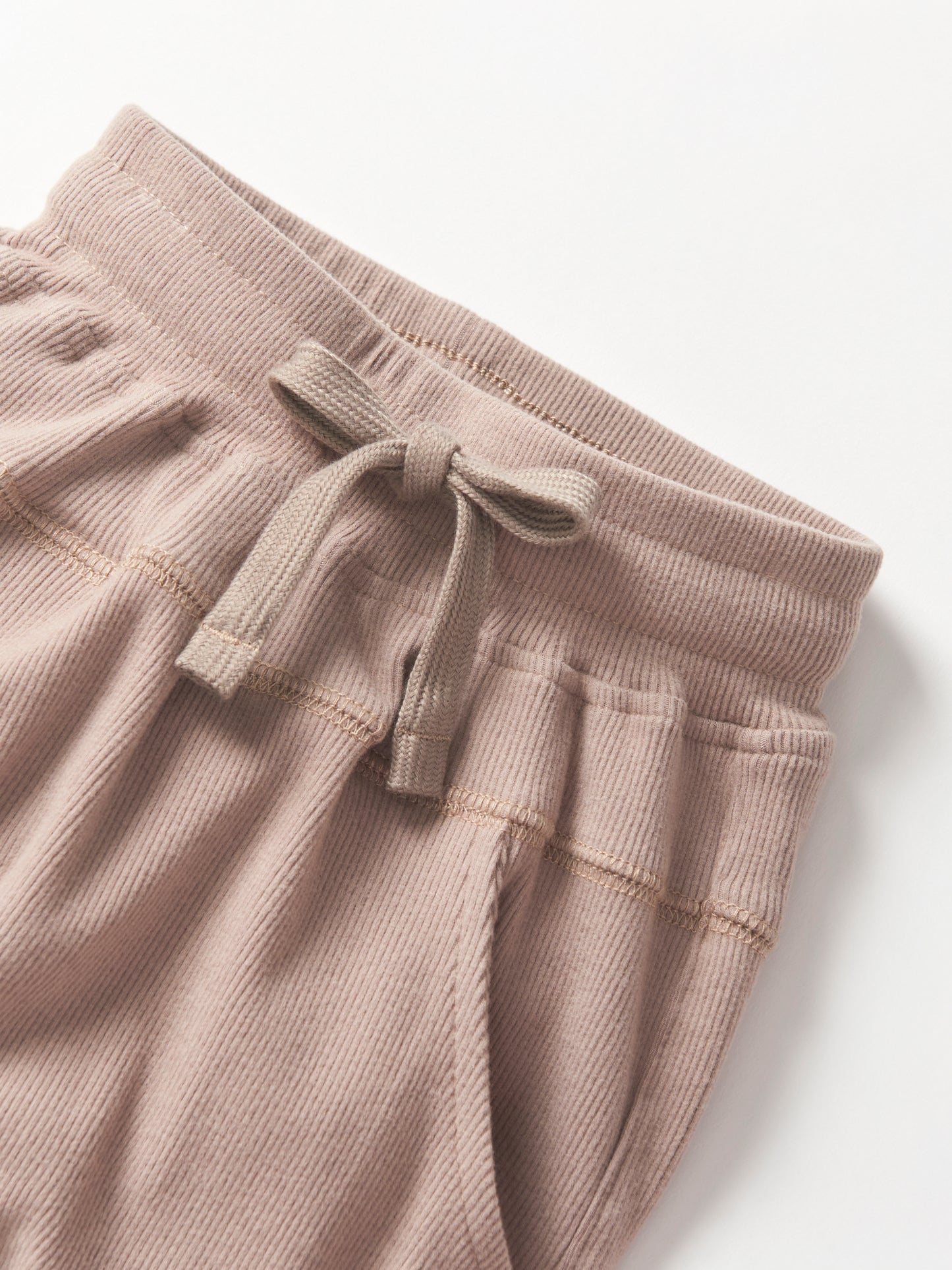Little Bipsy Ribbed Jogger || Mushroom
