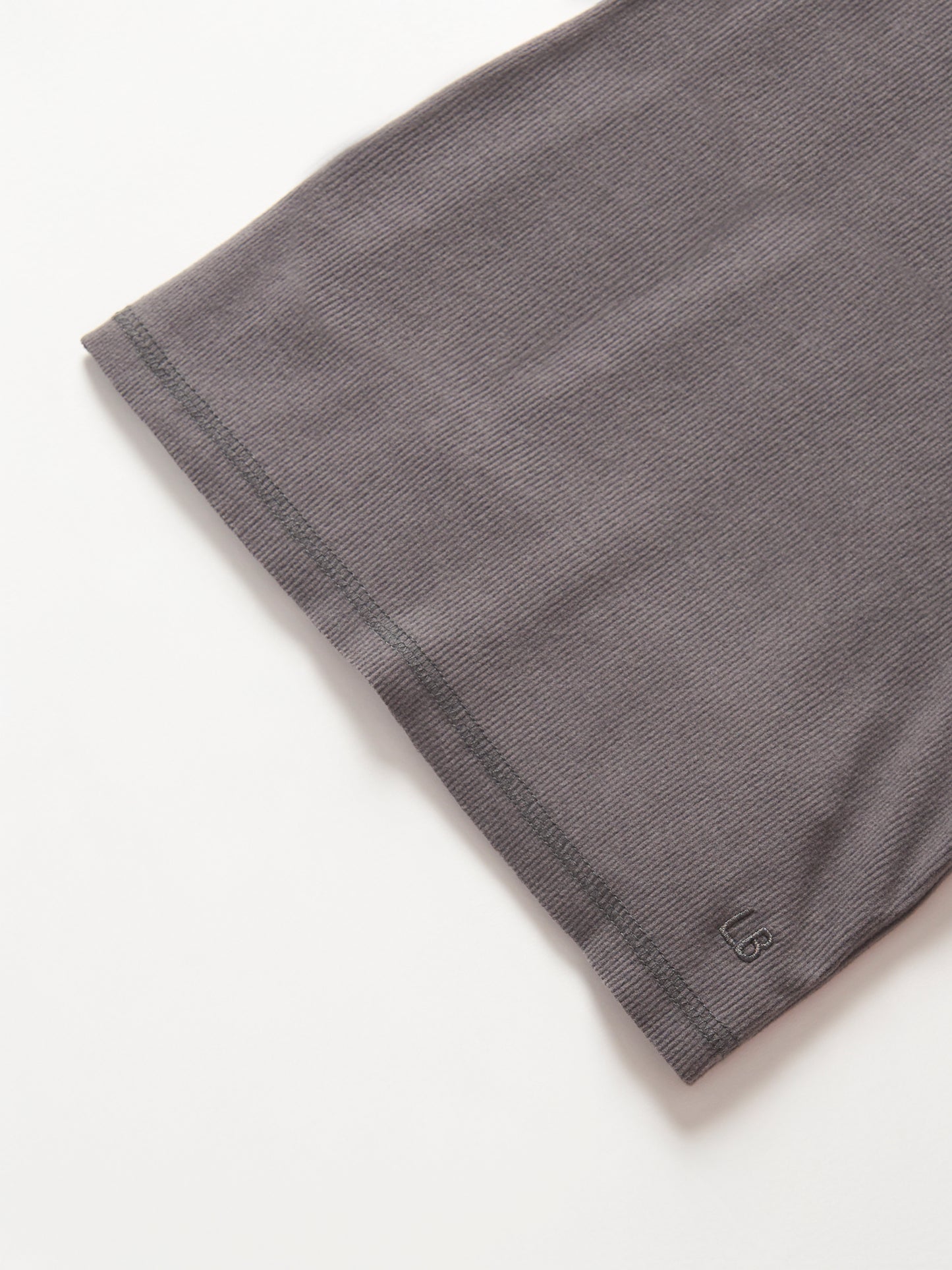Little Bipsy Ribbed Long Sleeve Tee || Graphite