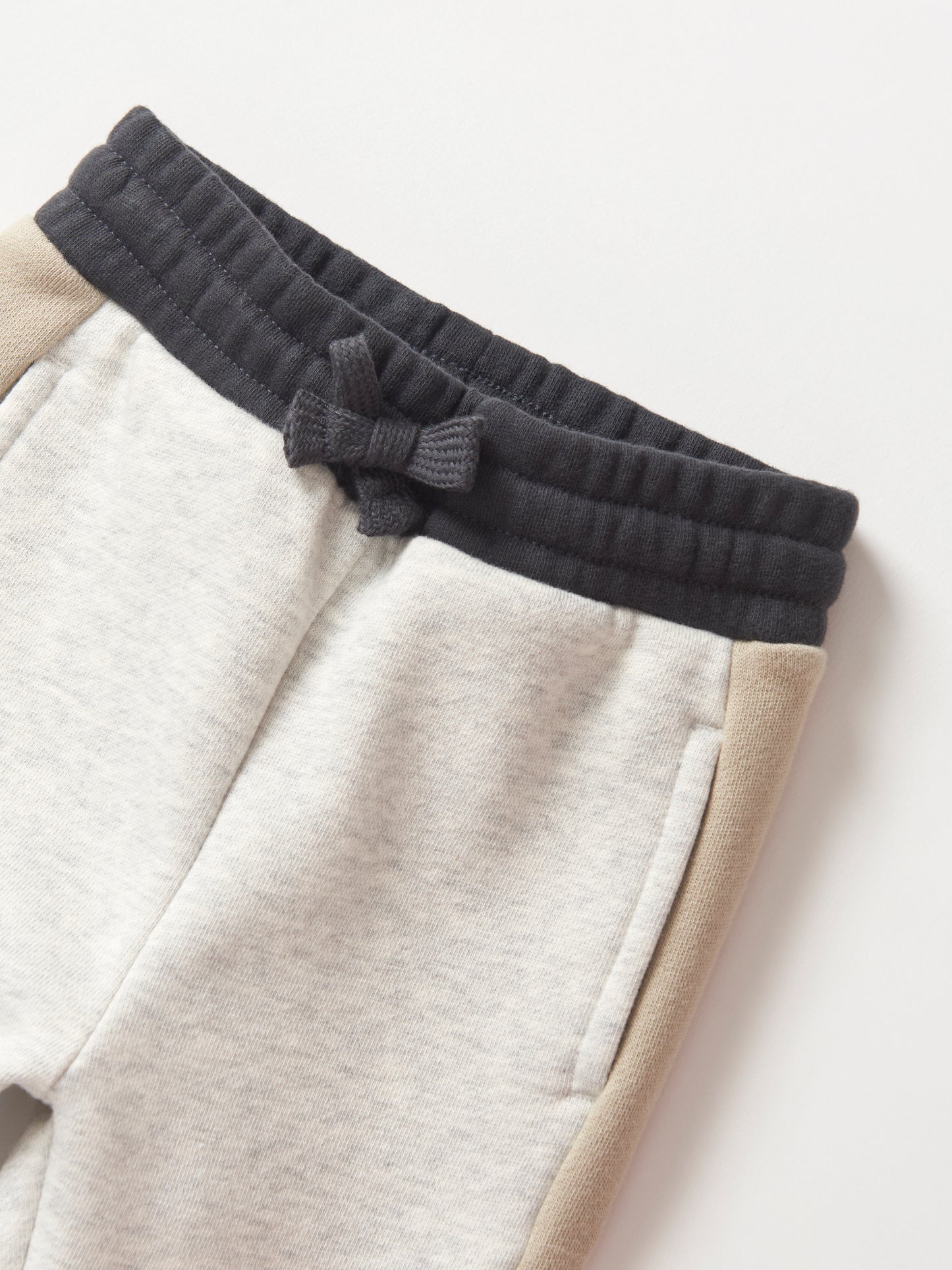 Little Bipsy Side Stripe Jogger || Stone Grey