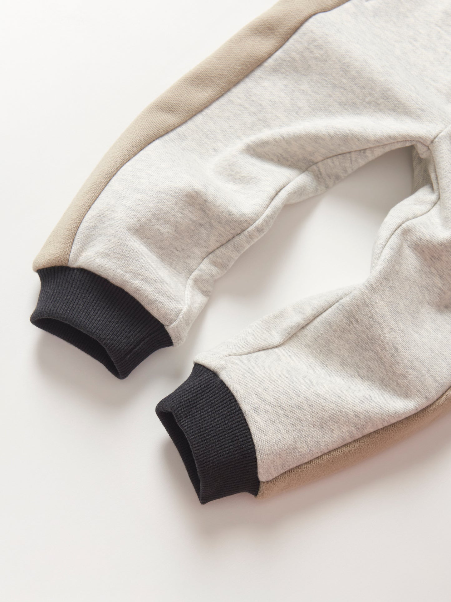 Little Bipsy Side Stripe Jogger || Stone Grey