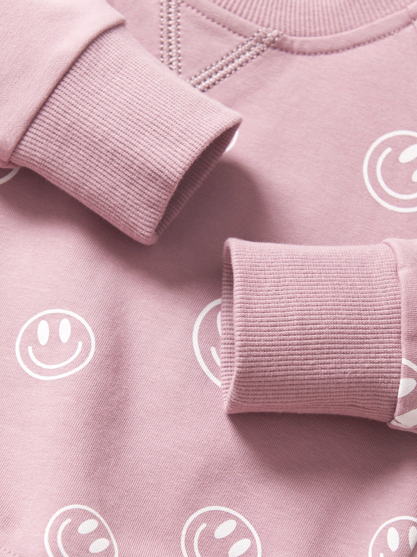 Little Bipsy Smiley Pullover || Dusty Purple