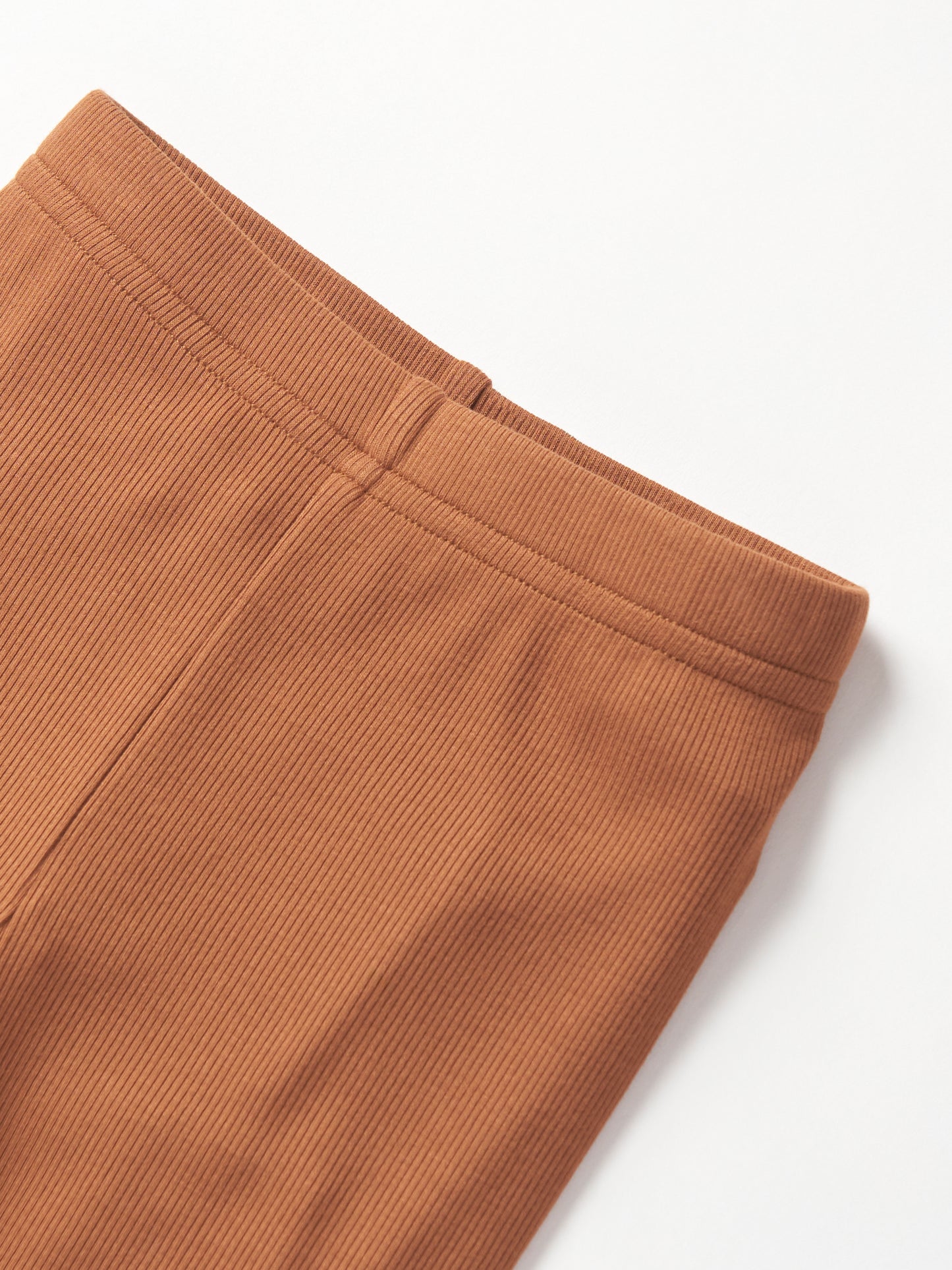 Little Bipsy Ribbed Legging || Chestnut