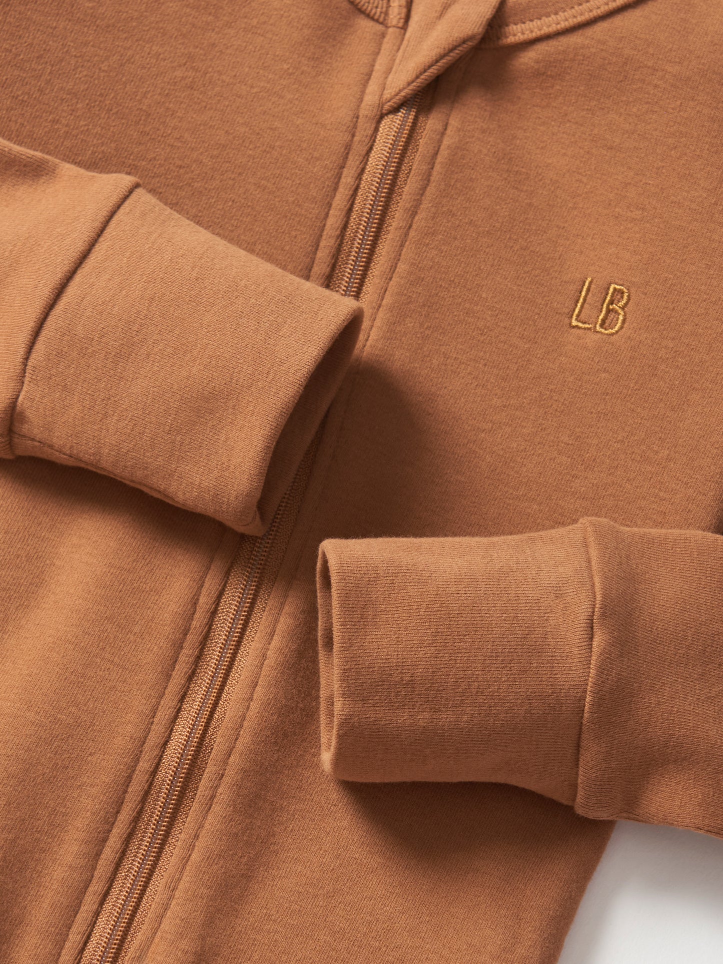 Little Bipsy 2-Way Zip Romper || Chestnut