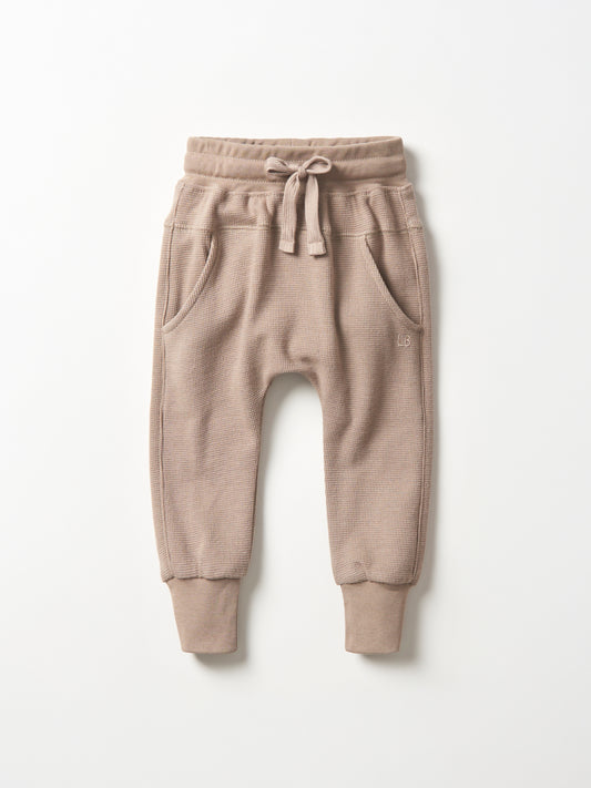 Little Bipsy Waffle Jogger || Mushroom
