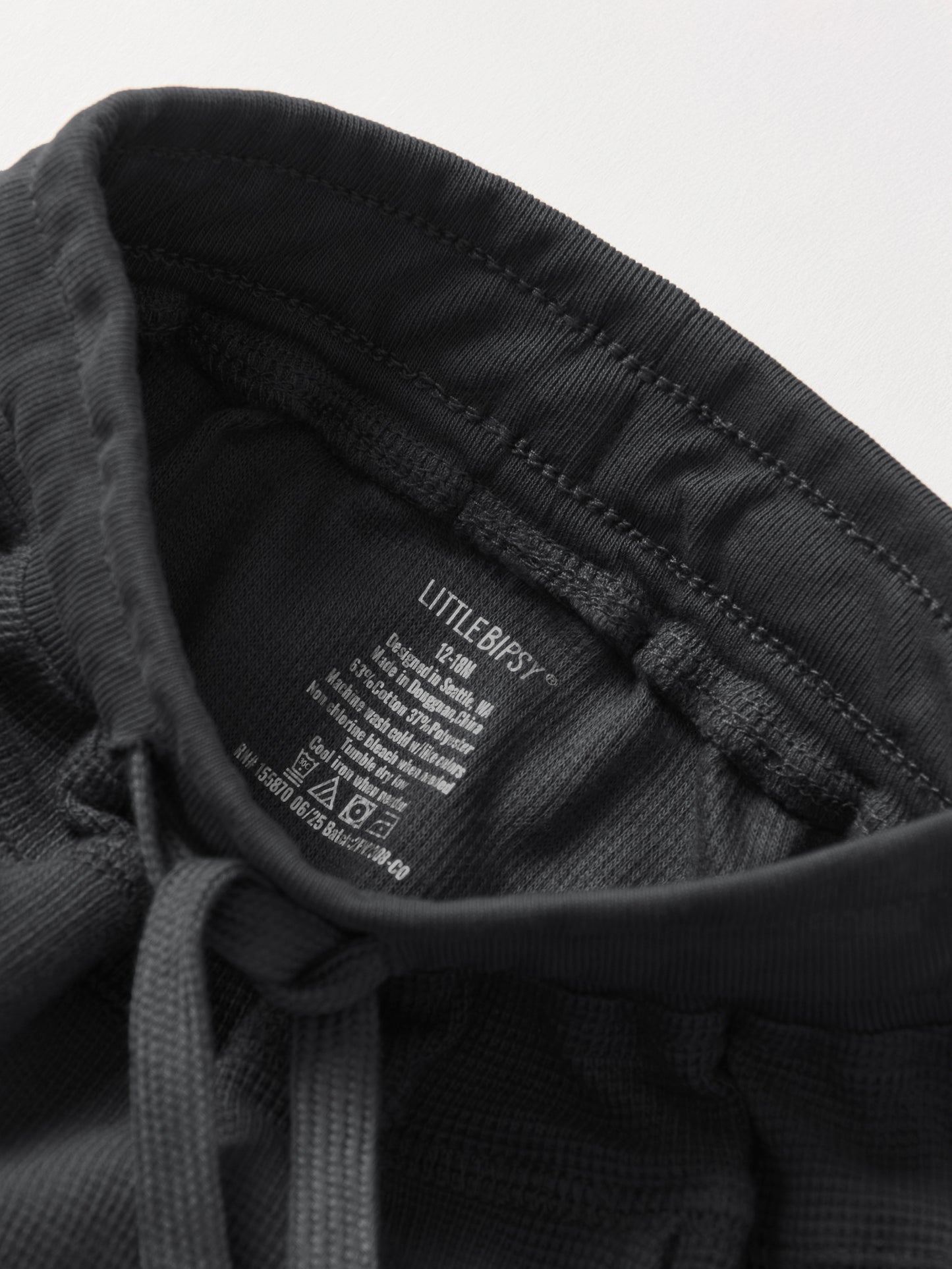 Little Bipsy Waffle Jogger || Shadow