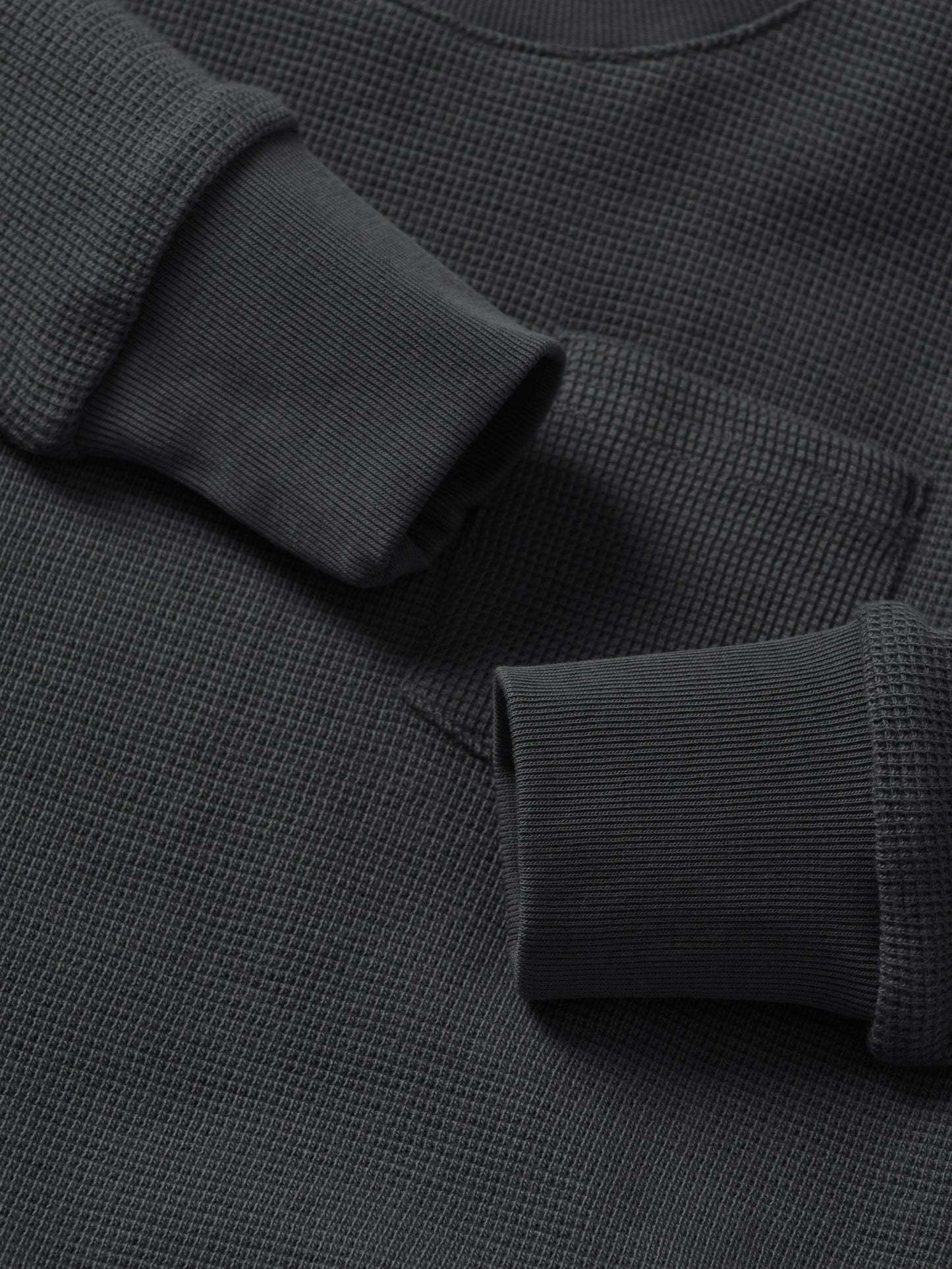 Little Bipsy Waffle Long Sleeve || Shadow