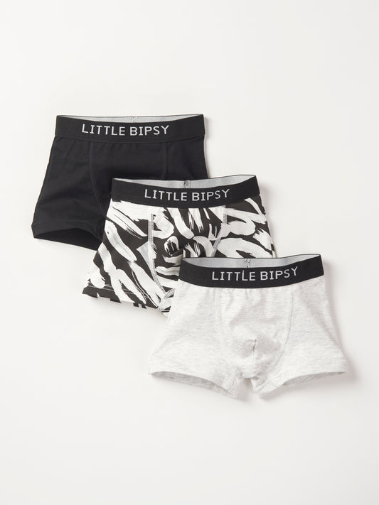 Little Bipsy Boxer Brief 3-pack || Brush Stroke Mix