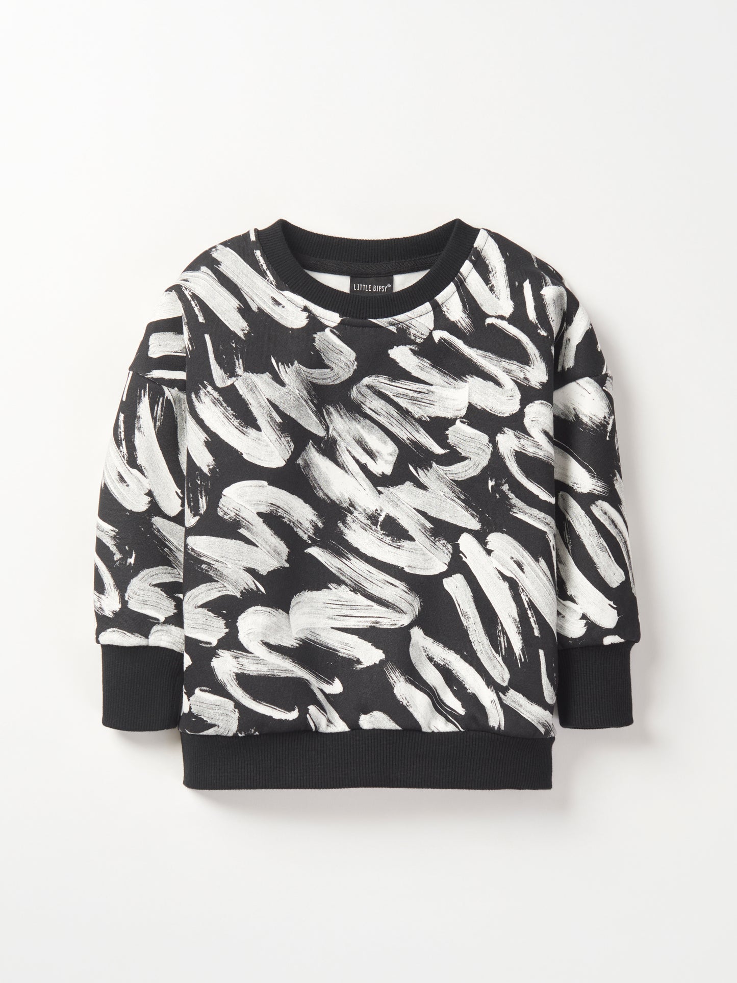Little Bipsy Brush Stroke Pullover