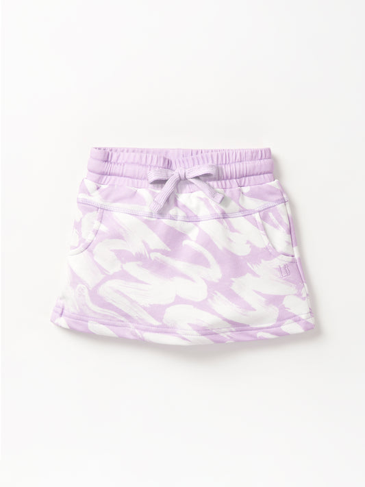 Little Bipsy Brush Stroke Skort || Lavender
