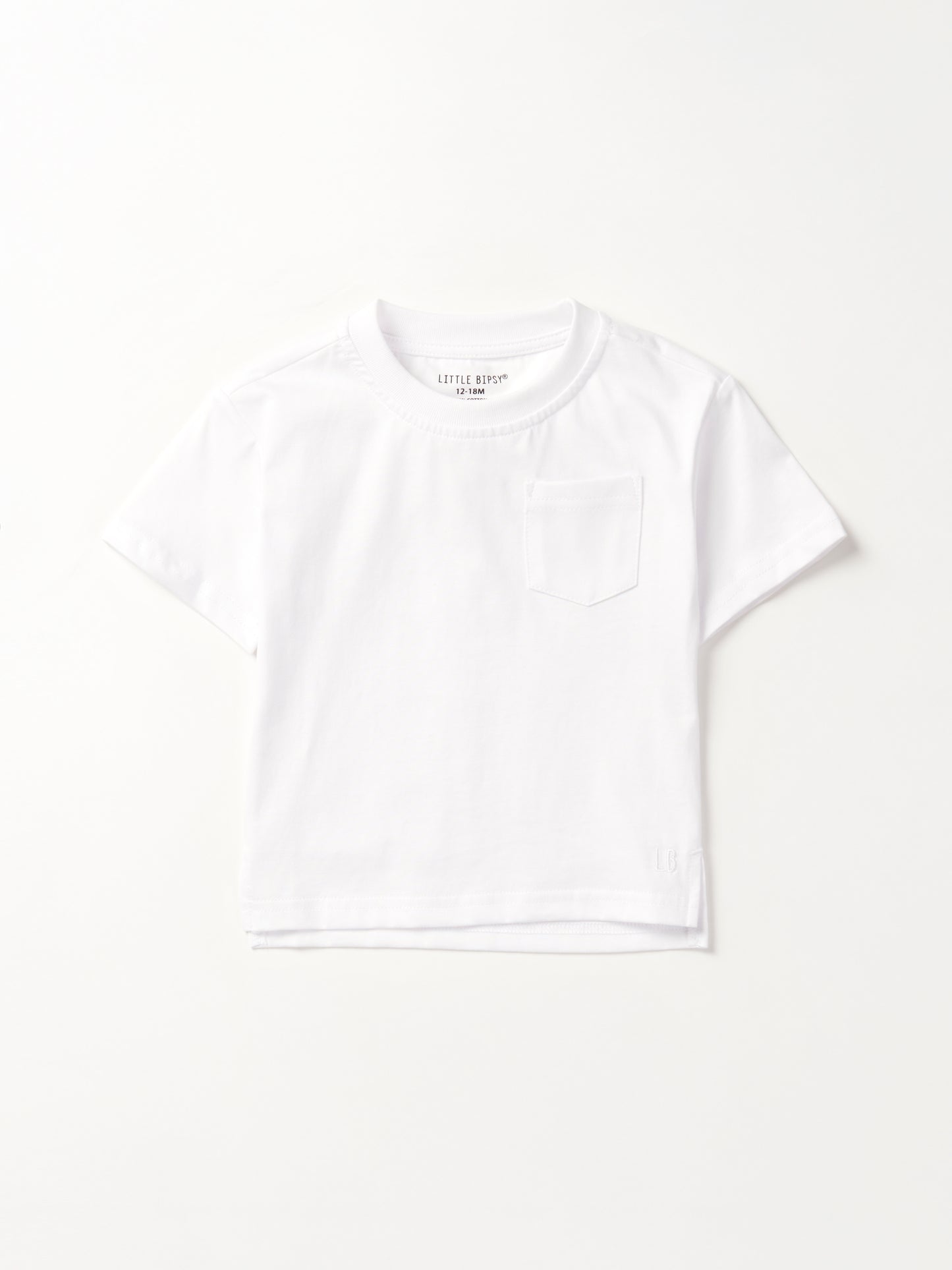 Little Bipsy Cotton Tee || White