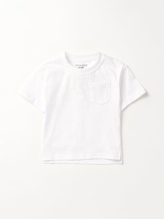Little Bipsy Cotton Tee || White