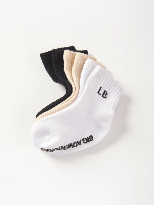 Little Bipsy Socks 3-Pack || Static Mix