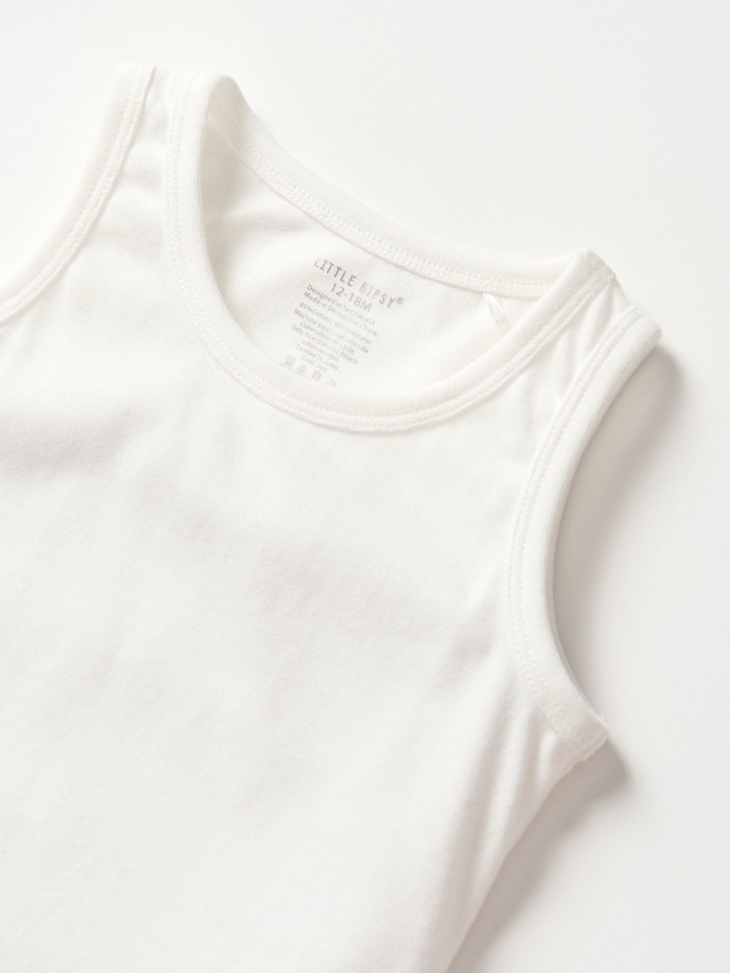 Little Bipsy Elevated Tank Top || White