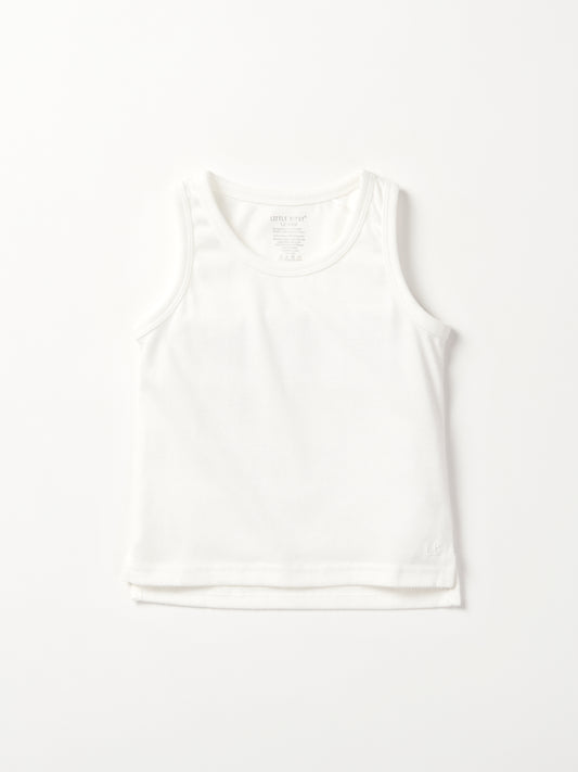 Little Bipsy Elevated Tank Top || White