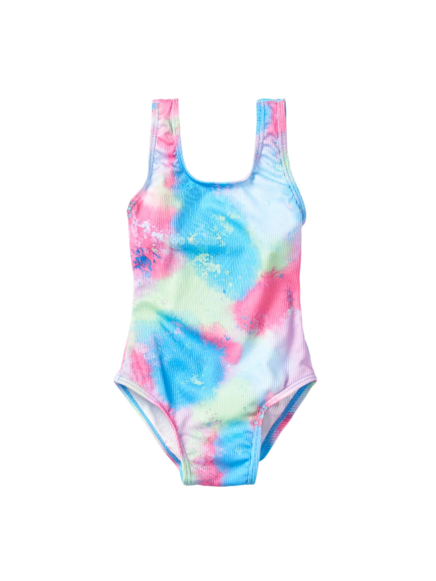 Little Bipsy Girls Swimsuit || Neon Watercolor