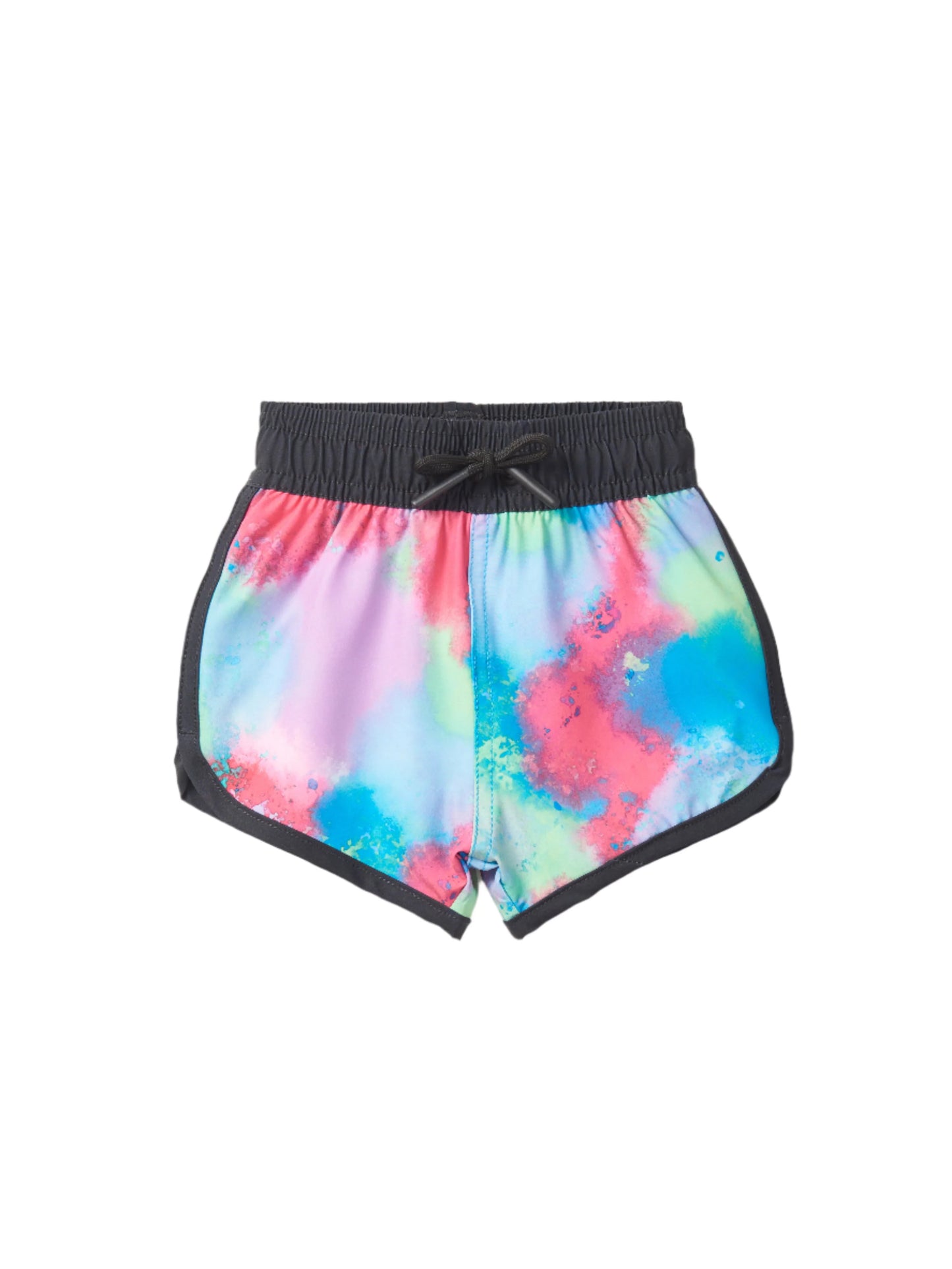 Little Bipsy Boys Swim Short || Neon Watercolor