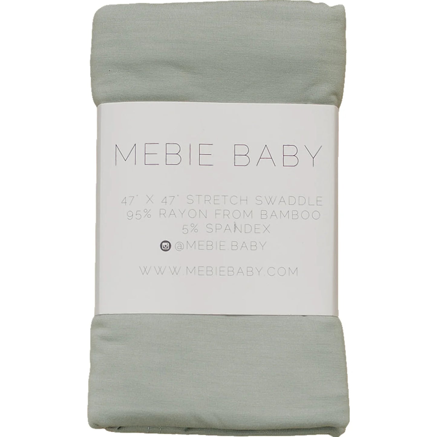 Mebie Baby Bamboo Stretch Swaddle || Sage