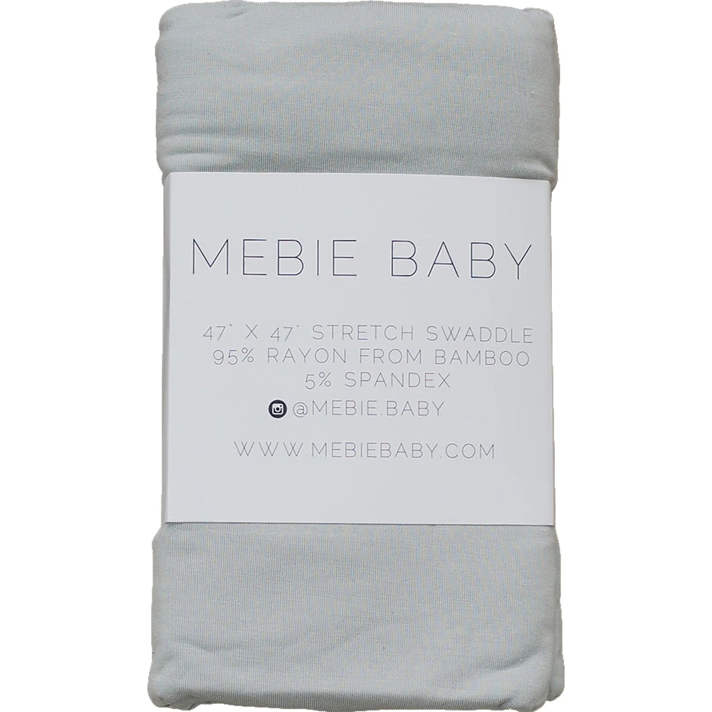 Mebie Baby Bamboo Stretch Swaddle || Stone