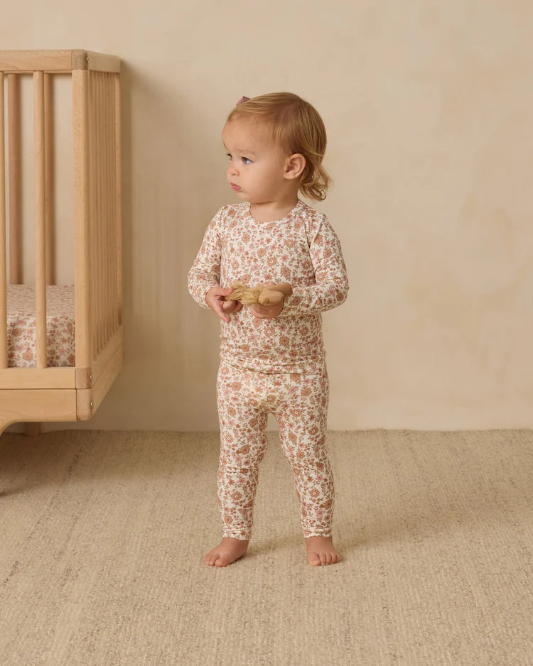 Quincy Mae Bamboo Pajama Set || Bloom