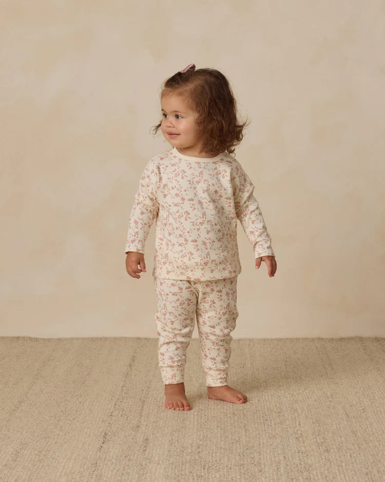 Quincy Mae Drawstring Pant || French Garden