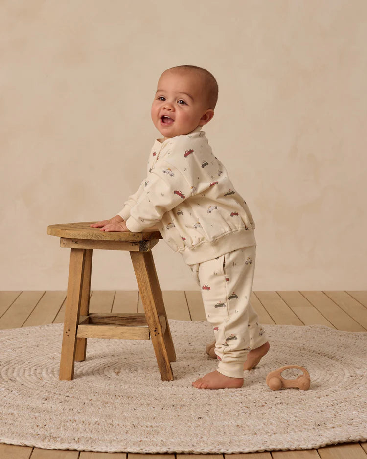 Quincy Mae Relaxed Fleece Sweatpant || Cars
