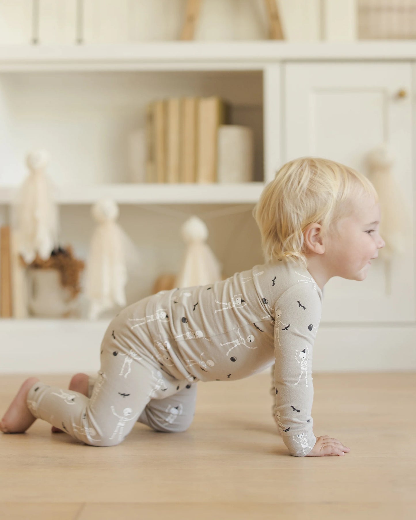PRE-ORDER Quincy Mae Bamboo Pajama Set || Skeletons