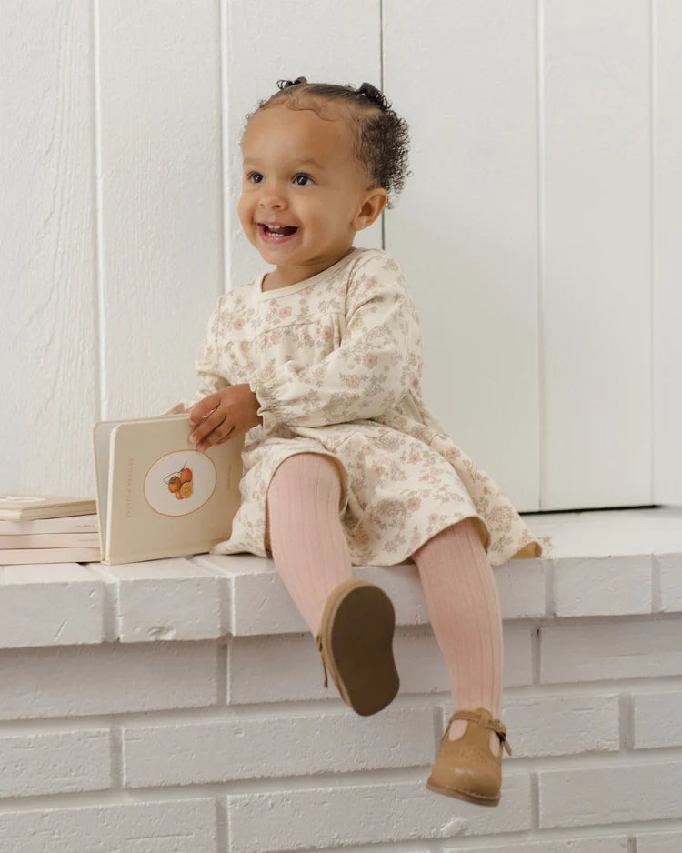 Quincy Mae Tights || Dusty Rose