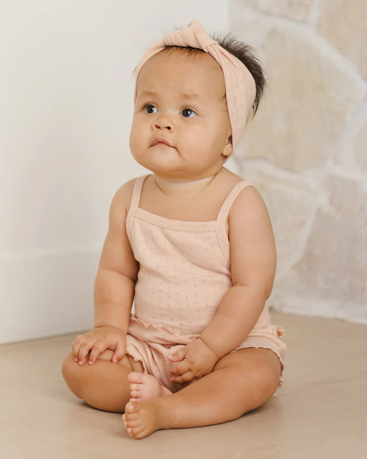 Quincy Mae Pointelle Tank + Shortie Set || Melon