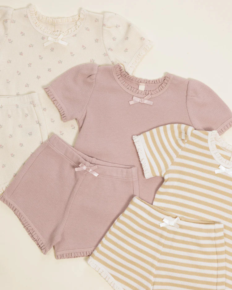 Quincy Mae Ruby Set || Mauve Ditsy