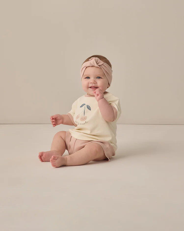 Quincy Mae Play Short || Blush
