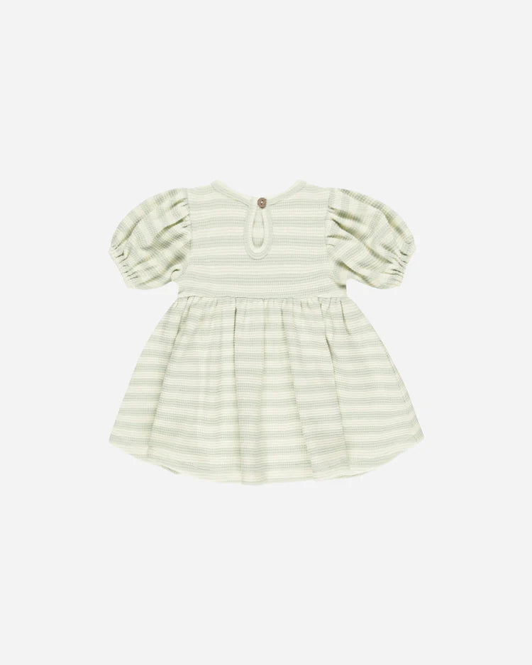 Quincy Mae Darla Dress || Mint Stripe