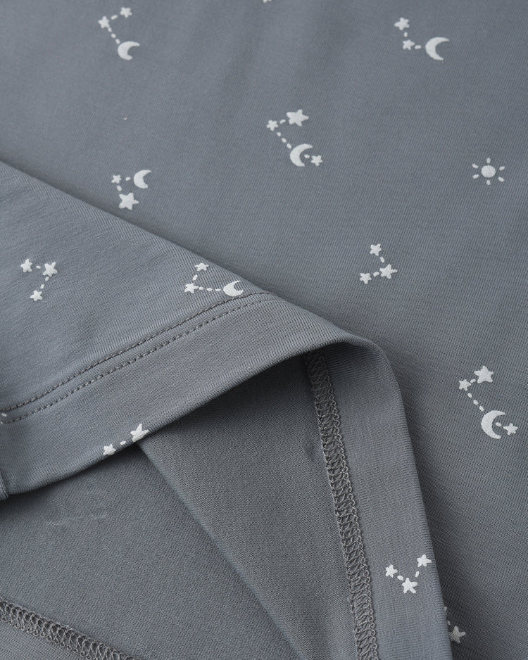 Quincy Mae Bamboo Short Sleeve Pajama Set || Starlight