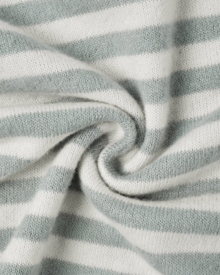 Quincy Mae Cozy Set || Blue Stripe