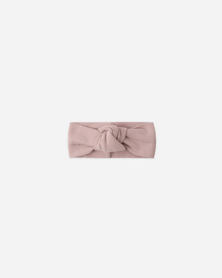 Quincy Mae Knotted Headband || Mauve