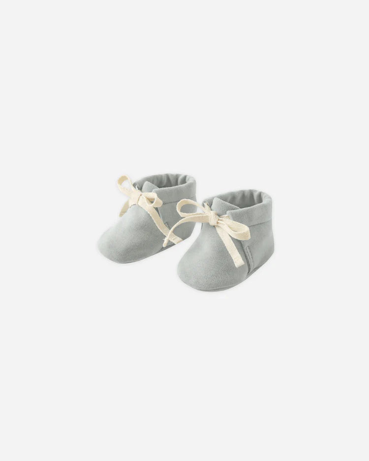 Quincy Mae Baby Booties || Steel Blue