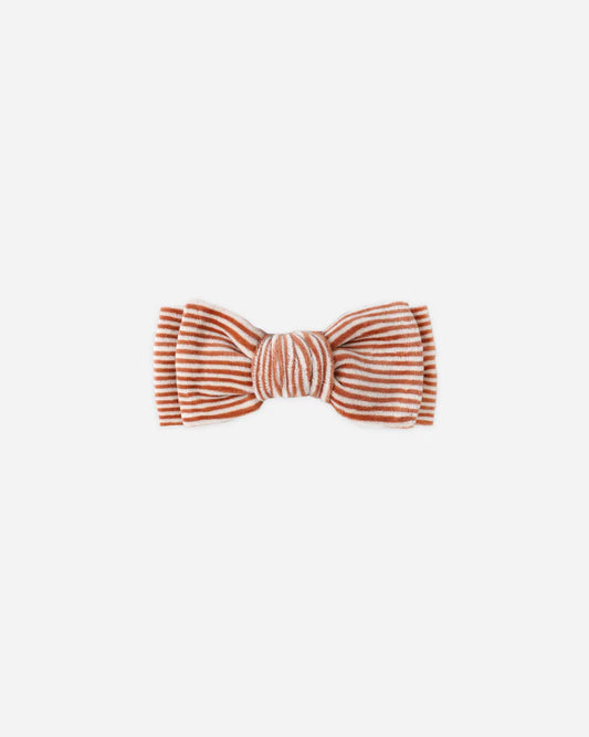 Quincy Mae Velour Headband || Candy Stripe
