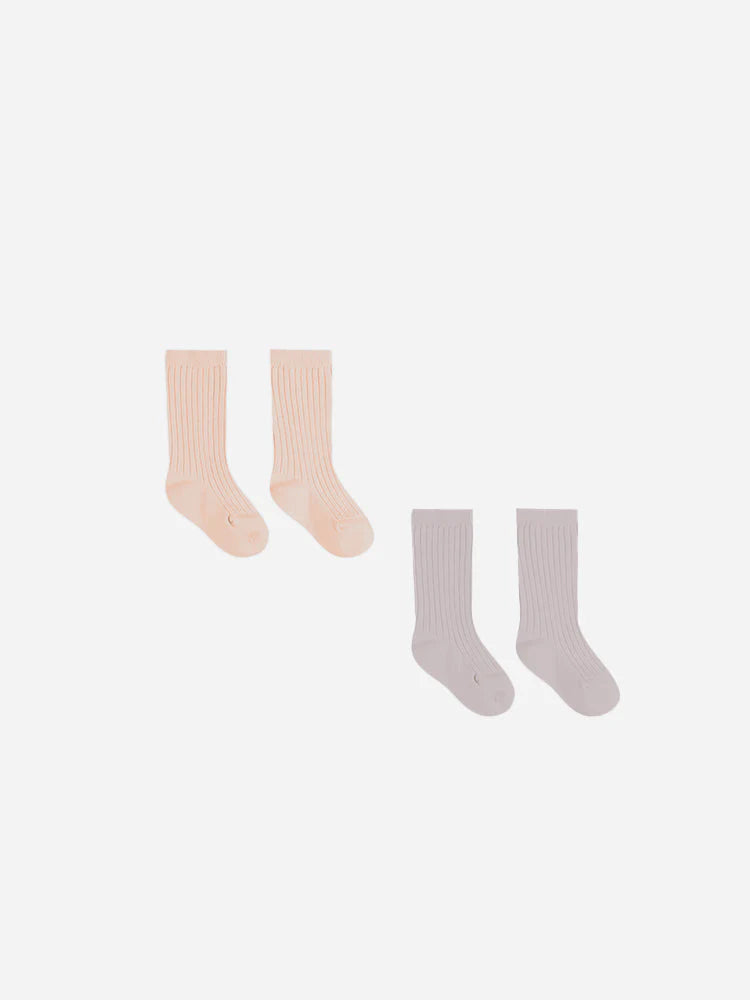 Quincy Mae Socks Set || Melon + Lavender