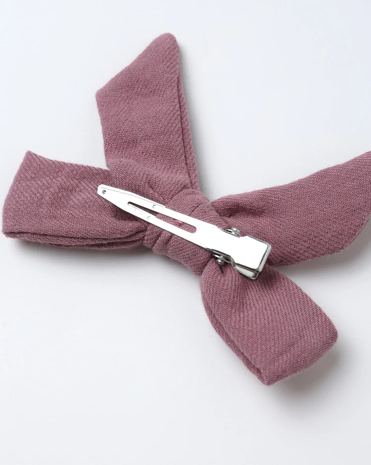 Quincy Mae Bow with Clip, Set of 3 || Mulberry, Ocean, Lilac