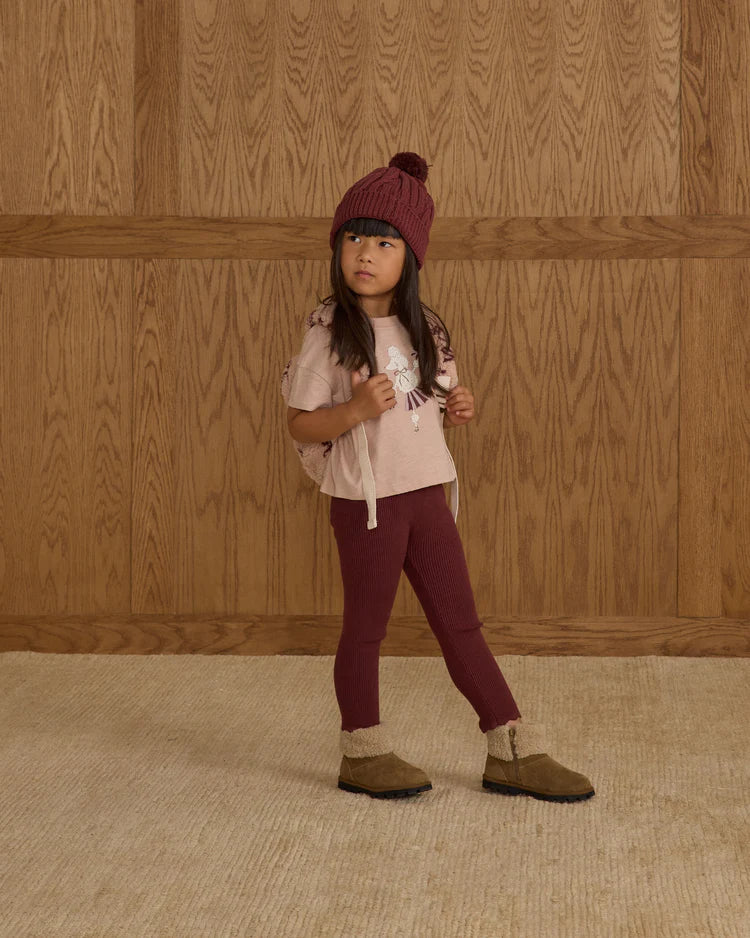 Rylee + Cru Legging || Burgundy