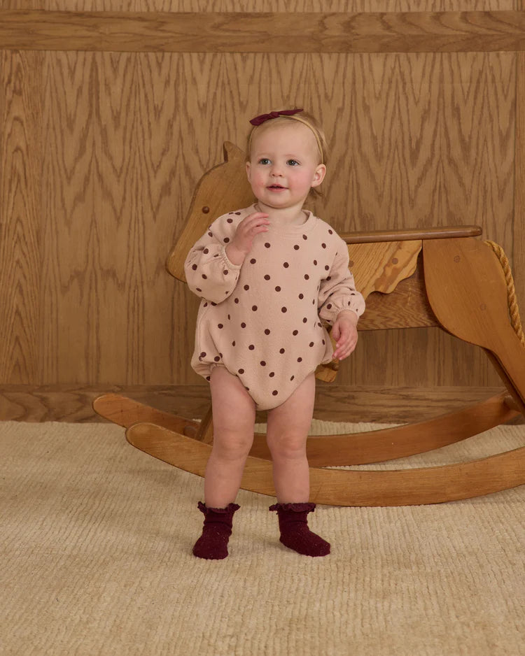 Rylee + Cru Little Knot Headband || Burgundy