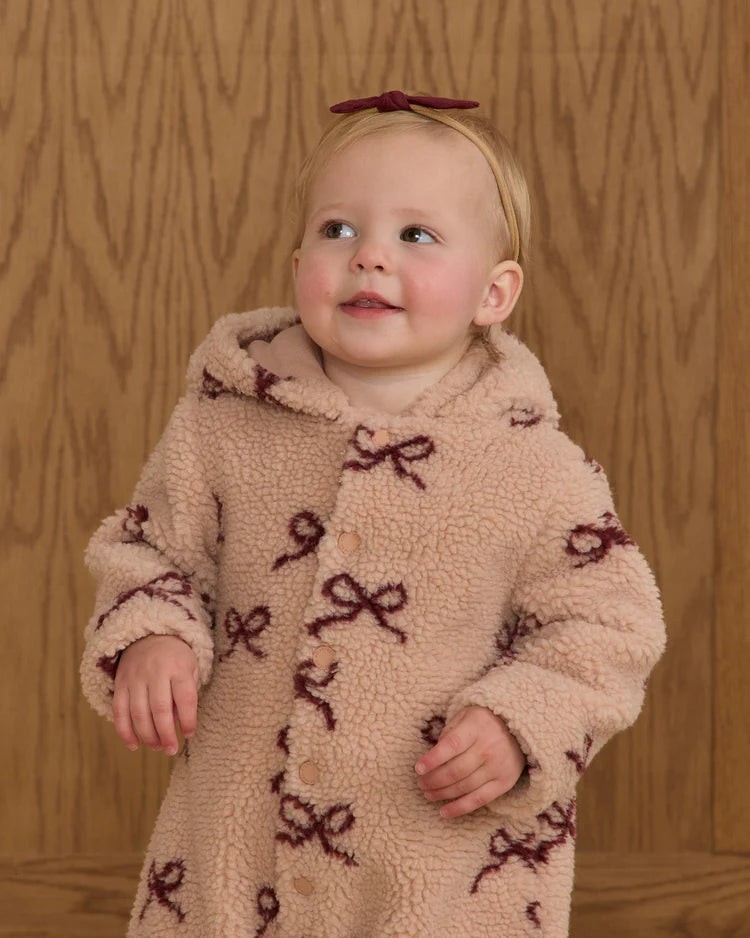 Rylee + Cru Little Knot Headband || Burgundy