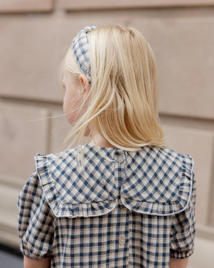 Rylee + Cru Camille Dress || Navy Check