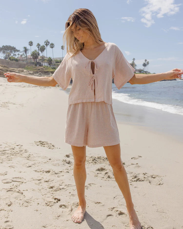 Rylee + Cru Ladies Juniper Set || Petal Gingham