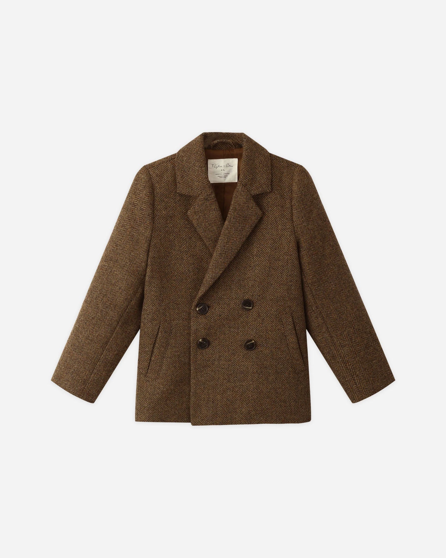 PRE-ORDER Rylee + Cru Double Breasted Blazer || Rustic Plaid